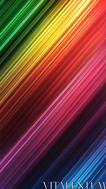 Diagonal multicolor gradient lines form layered streak pattern