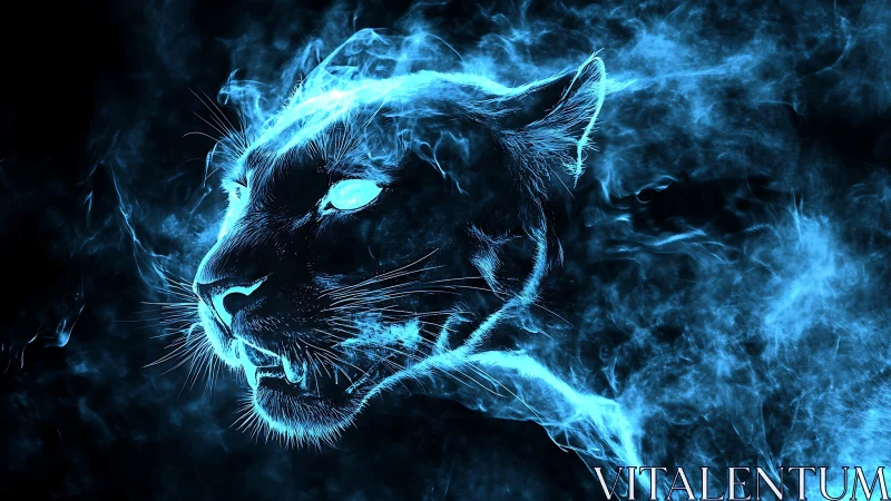 Spectral Beast: Neon Fury Unleashed.