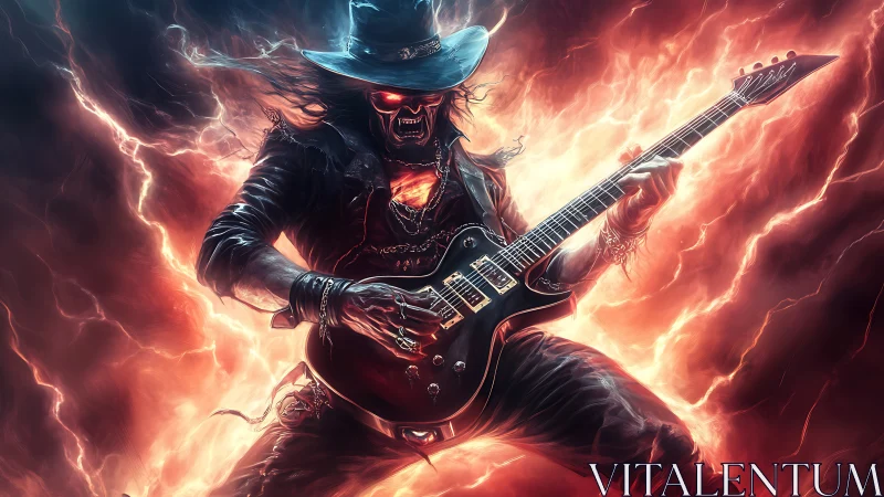 Fiery rock guitarist unleashes a blazing storm of sound.