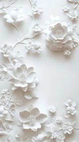 Layered Paper Botanicals with Dimensional Sculptural Relief.