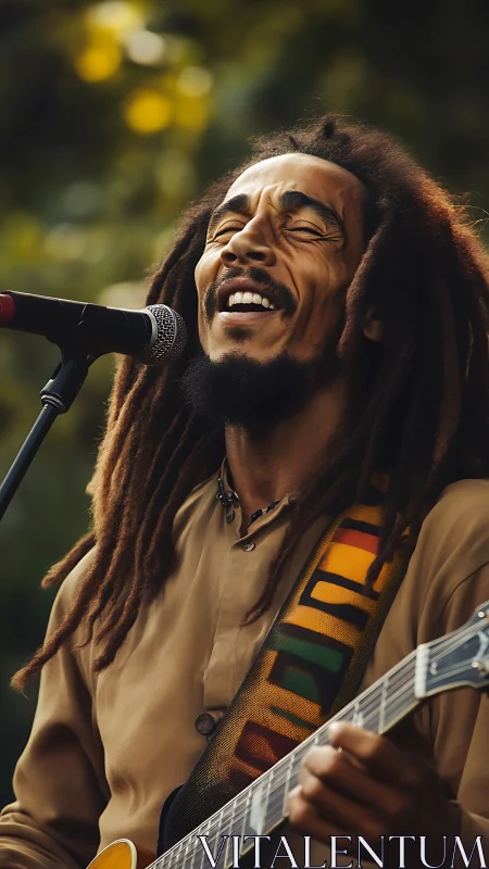 Sunlit reggae storyteller pours heart into open sky