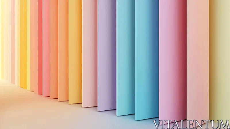 Pastel panels lean into light and whisper in soft gradients