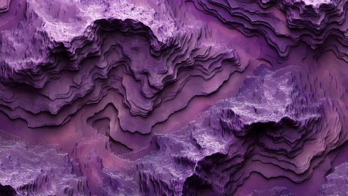 Lavender canyon layers curl into a dreamy sculpted landscape