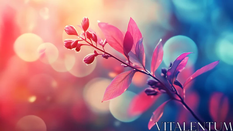 Radiant Pink Blossoms Dancing Through Dreamy Light