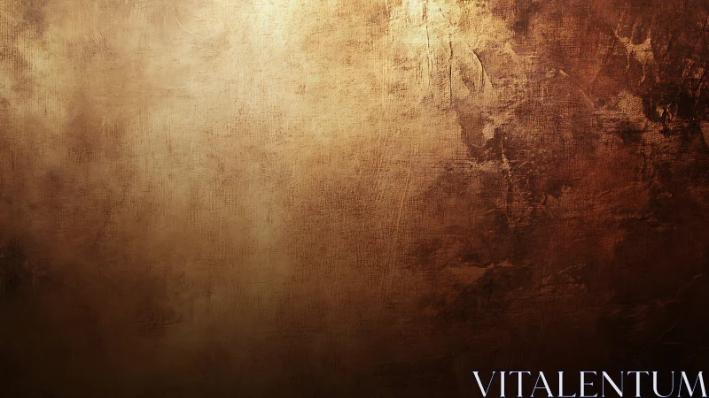 Textured bronze patina background with warm distressed glow.