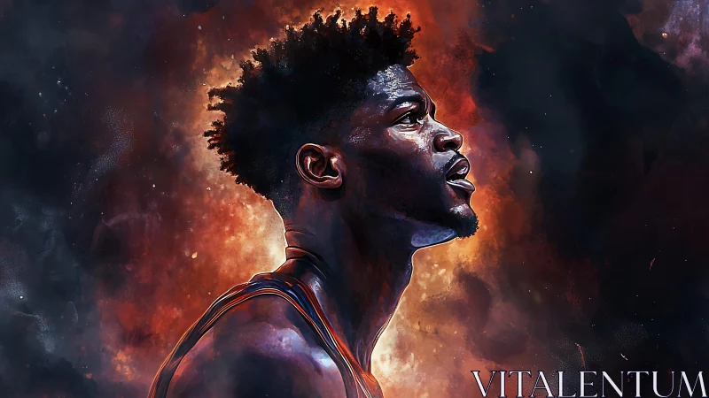 Starbound hooper ignites against a cosmic ember sky.