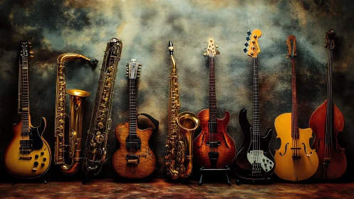 Velvet brass and wooden strings in smoky jazz lineup.