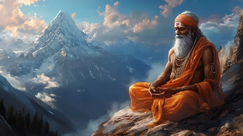 Quiet mountain meditation welcomes a sunrise of inner peace