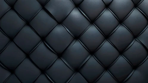 Dark padded leather texture in diamond grid pattern.