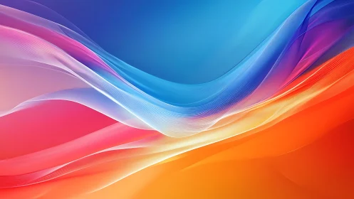 Layered color wave background with smooth digital gradients.