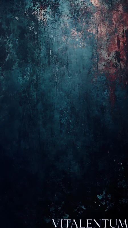 Textured dark teal and red abstract grunge background.