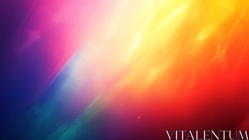Gradient light rays in vivid abstract color field.