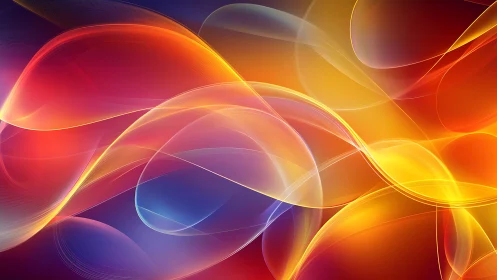 Chromatic light waves intertwine in dynamic digital gradients