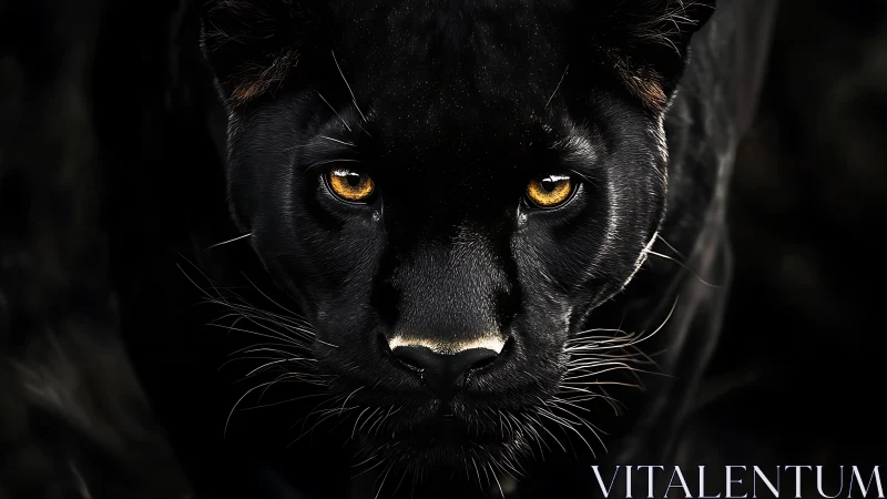 Black Panther's Golden Gaze Captures Your Heart.