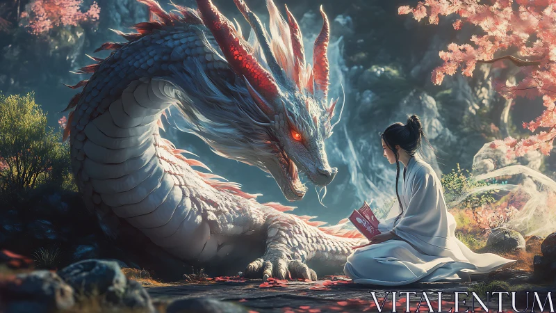 Whispered Lessons Beneath Cherry Blossoms and Dragonfire.