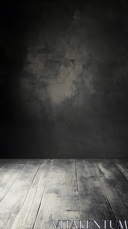 Quiet moody backdrop with rustic wooden floorboards.