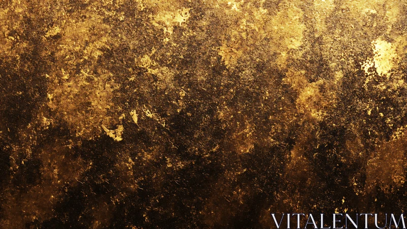 Gold foil texture with high contrast patina and granular surface