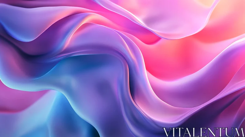 High-gloss iridescent folds with soft subsurface scattering gradients