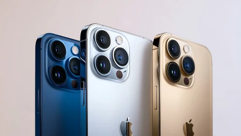 Premium Smartphone Triple Camera Array Product Showcase.