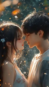 Two Souls Converge in Ethereal Luminescence