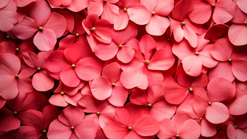 Thousands of coral petals dance in layered dimensional harmony
