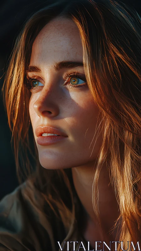 Sunlit gaze drifts toward distant, softly burning horizons