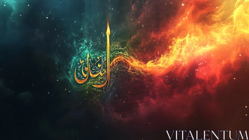 Nebula-calligraphy ember where starlight brushes devotion.