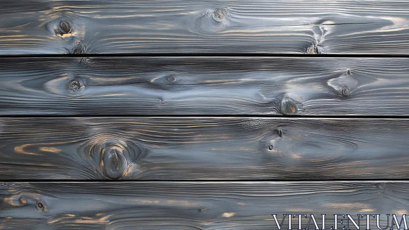 Charred wood planks with visible grain and knots pattern.