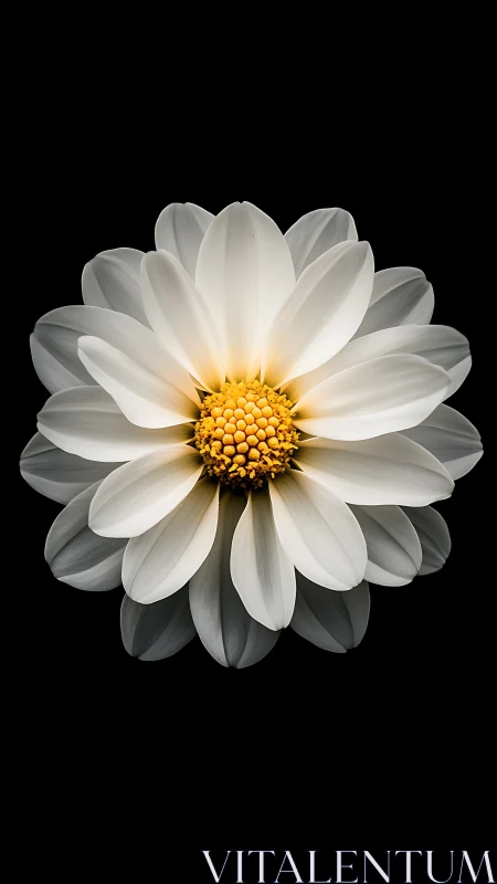 Radiant Dahlia Blooms with Golden Heart Center