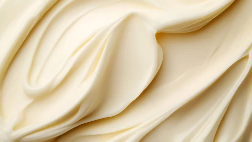 Smooth creamy butter texture in close-up macro photography.