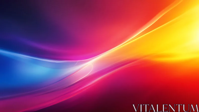 Glowing waves of color flowing into a soft radiant horizon.