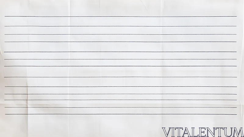 Quiet lined canvas waits for stories in measured stripes.