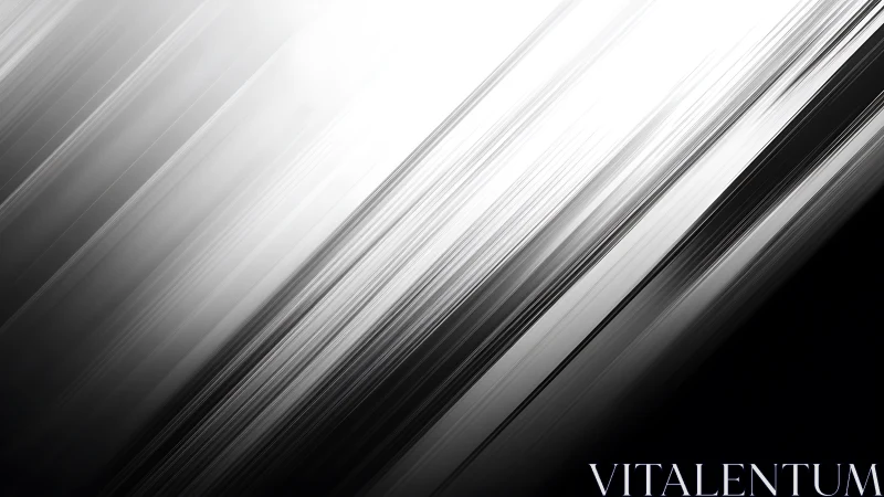 Monochrome diagonal light streaks over dark gradient field.