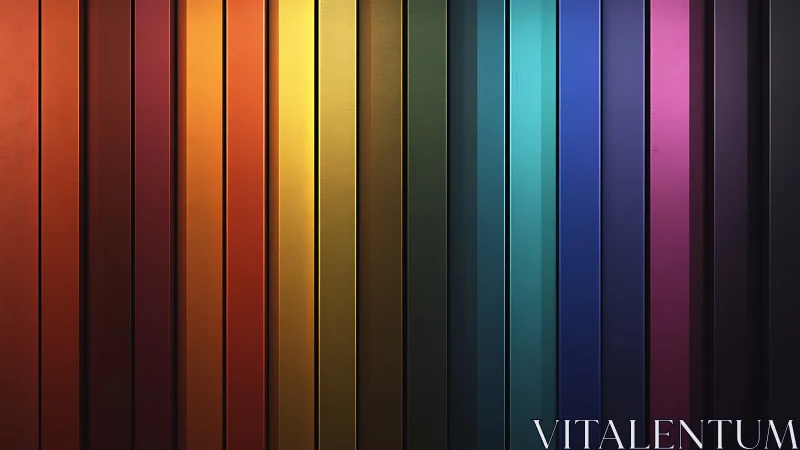 Geometric vertical spectrum bars in high-contrast digital abstraction.