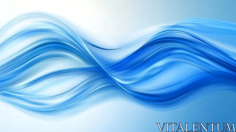 Gentle blue waves drifting in a calm, soothing motion.