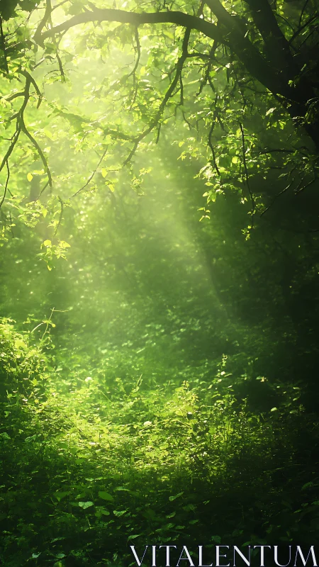 Luminous Canopy: Atmospheric Light Diffusion Through Dense Foliar Layers.