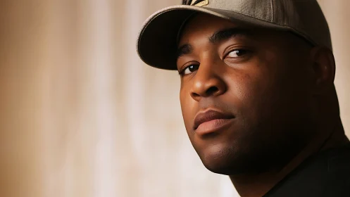 Quiet confidence glows in a thoughtful close-up portrait