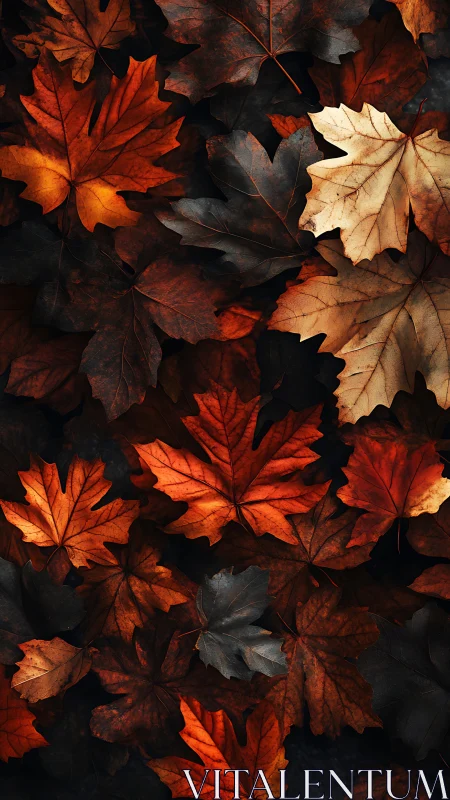 Rich autumn leaves create a cozy blanket of seasonal color