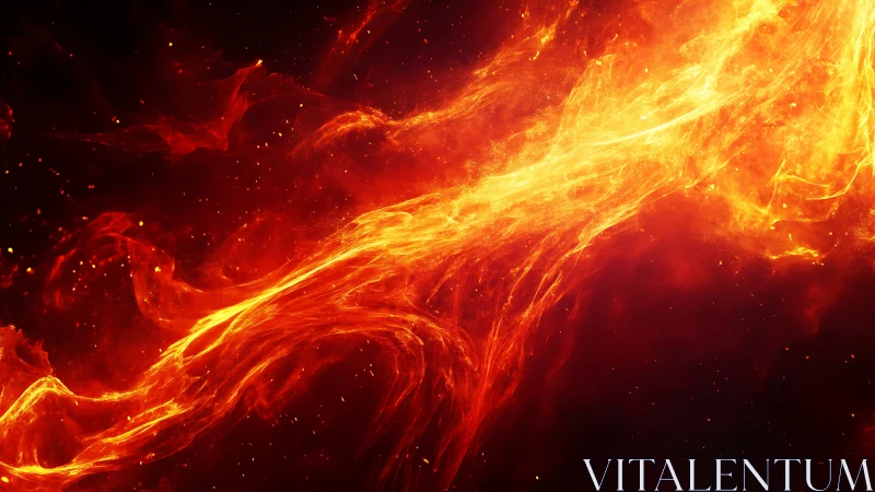 Inferno's Electric Dance: Plasma Ribbons Ignite.