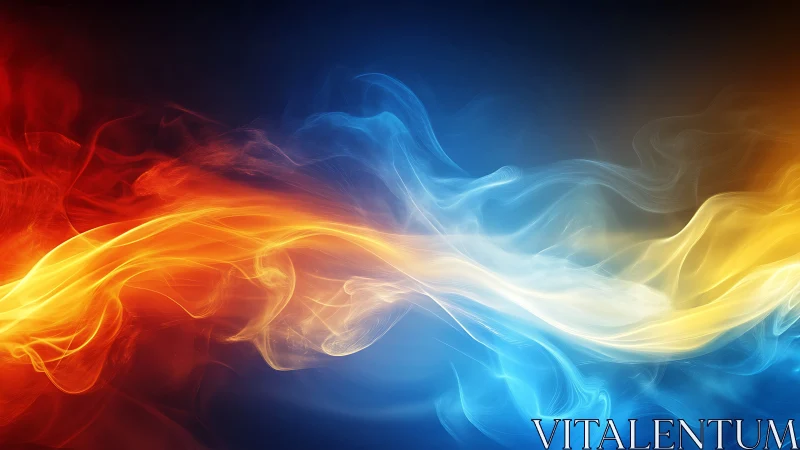 Flowing Fire and Ice Waves Abstract.