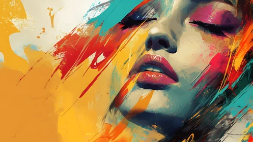 Color-washed portrait drifts into a dreamy, quiet moment