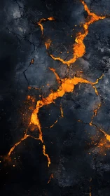 Lava Flow Network Analysis: Incandescent Fractal Patterns on Solidifying Basalt Substrate