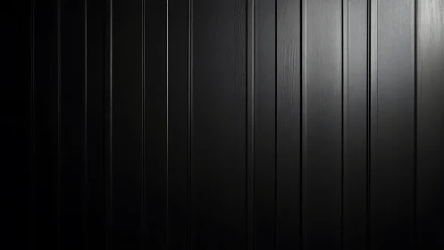 Midnight planks whisper softly in sleek vertical rhythm