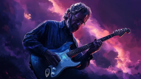 Soulful guitarist finds quiet magic under glowing skies