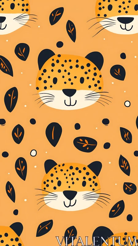 Playful Leopard Friends Celebrate in Cheerful Warmth