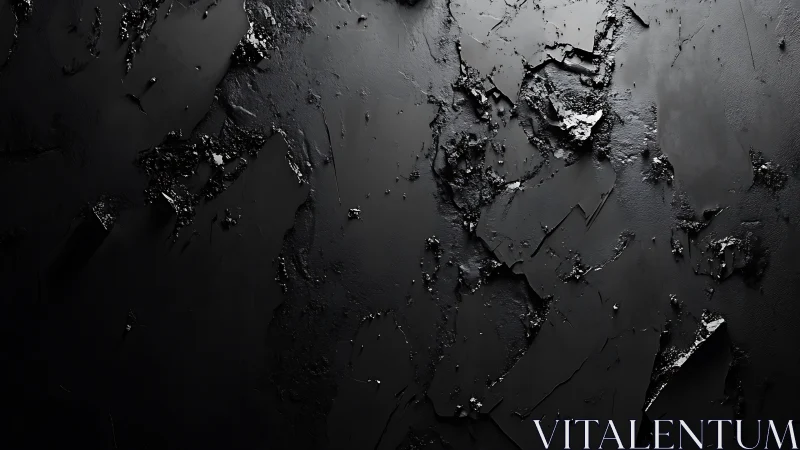 Shattered graphite nightscape with glimmering fractured shadows.