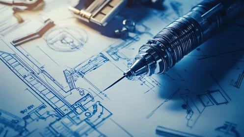Blueprint Dreams: Where Ink Kisses Engineering.