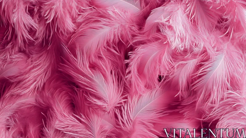 Soft pink feather cluster in close-up decorative pattern.