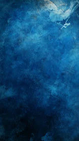 Textured ultramarine abstract with layered atmospheric depth.