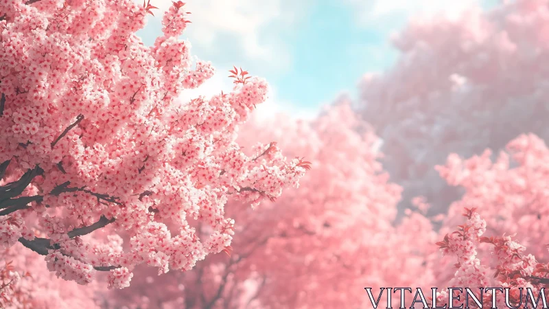 Cherry Blossom Arboretum in Peak Spring Bloom